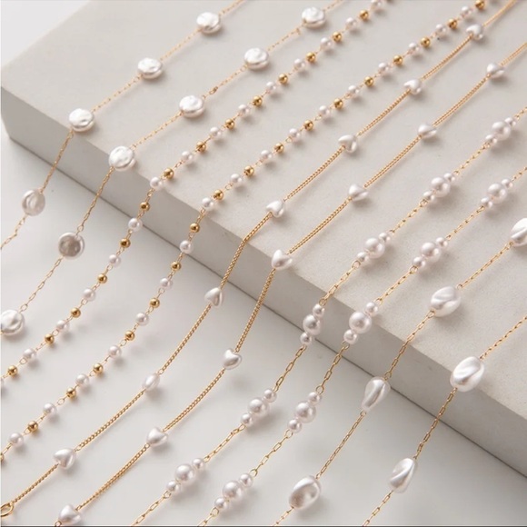 AirPod Pearl Chain Straps 3 Different Styles - Picture 3 of 13